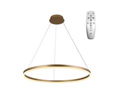 LED Stmívatelný lustr na lanku LED/55W/230V 3000-6500K + dálkové ovládání