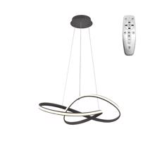 LED Stmívatelný lustr na lanku LED/70W/230V 3000-6500K + dálkové ovládání