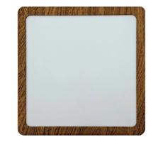 LED Stropní svítidlo BLOCK LED/18W/230V 4200K 22x22 cm hnědá