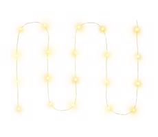 - LED Vánoční řetěz 20xLED/2xAA 2,3m teplá bílá