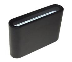 LED Venkovní nástěnné svítidlo FLOW LED/3W/230V IP54 černá