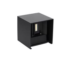 LED Venkovní nástěnné svítidlo QUERK 2xLED/3W/230V 3000K IP54 černá