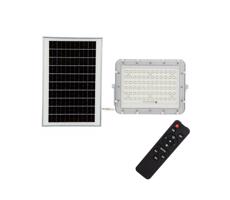 LED Venkovní solární reflektor LED/15W/3,2V IP65 4000K bílá + DO