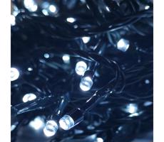LED Venkovní vánoční řetěz 100xLED/8 funkcí 13m IP44 denní bílá