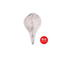 LED Žárovka FILAMENT BUMPED SMOKE ET160 E27/4W/230V 2000K
