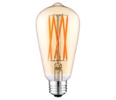 LED Žárovka LEDSTAR AMBER ST64 E27/10W/230V 2200K