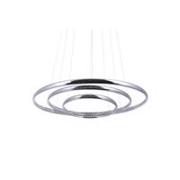 LED Závěsné svítidlo AZzardo Brighton 3 AZ1609 55W 3300lm 3000K IP20 80cm chromové