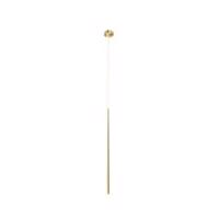 LED Závěsné svítidlo AZzardo Louise 1 gold AZ3156 3W 200lm 3000K IP20 2,5cm zlaté