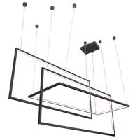 LED Závěsné svítidlo AZzardo Metric black AZ2914 135W 6880lm 3000K IP20 120cm stmívatelné černé