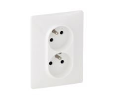 Legrand Legrand 753186 - Zásuvka domovní VALENA LIFE 250V/16A 2x2P+T bílá