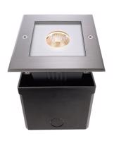 Light Impressions Deko-Light zemní svítidlo Square COB I WW 220-240V AC/50-60Hz 7,70 W 3000 K 700 lm 125 mm stříbrná 730209