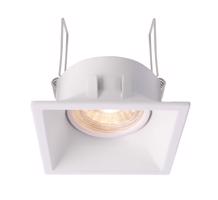 Light Impressions Kapego stropní vestavné svítidlo Auva hranaté 12V AC/DC GU5.3 / MR16 1x max. 35,00 W 90 mm bílá mat 110006
