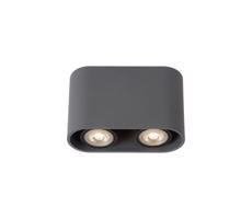 Lucide Lucide 09914/10/36 - LED Bodové svítidlo BENTOO 2xGU10/5W/230V šedá