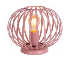 Lucide Lucide 78593/25/66 - Stolní lampa MERLINA 1xE27/40W/230V pr. 25,5 cm růžová
