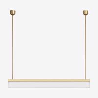 LUCIS závěsné svítidlo AULA ZT 50W LED 3000K akrylátové sklo argento dorato ZT.AU1.L1.1500.70