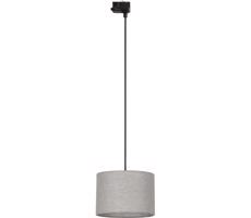 Lustr na lanku 3-fáz. lišto. systému TRACER 1xE27/15W/230V pr. 30 cm černá/šedá