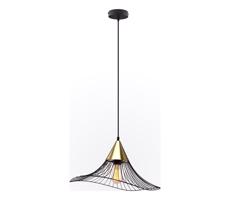 Lustr na lanku ALURA 1xE27/60W/230V pr. 50 cm černá