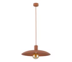 Lustr na lanku ASTRA 1xE27/15W/230V pr. 41 cm cihlová