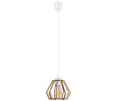 Lustr na lanku BERGO 1xE27/60W/230V bílá