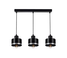 Lustr na lanku BODO SILVER 3xE27/60W/230V