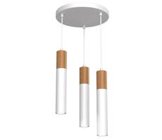 Lustr na lanku CASSA 3xGU10/8W/230V bílá