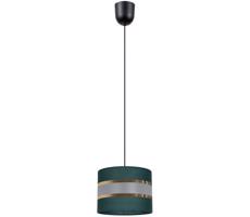 Lustr na lanku CORAL 1xE27/60W/230V pr. 20 cm zelená