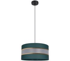 Lustr na lanku CORAL 1xE27/60W/230V pr. 40 cm zelená