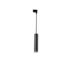 Lustr na lanku do lištového systému PARIS 1xGU10/10W/230V černá