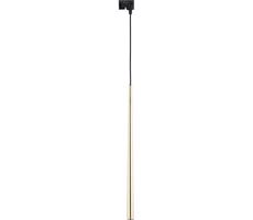 Lustr na lanku do lištového systému PIANO 1xG9/8W/230V zlatá/černá