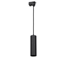 Lustr na lanku do lištového systému PIPE 1xGU10/25W/230V černá