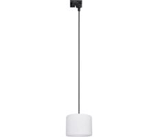 Lustr na lanku do lištového systému TRACER 1xE27/15W/230V pr. 20 cm černá/bílá