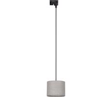Lustr na lanku do lištového systému TRACER 1xE27/15W/230V pr. 20 cm černá/šedá