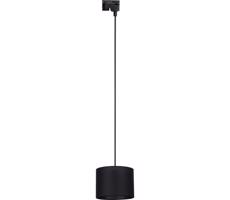 Lustr na lanku do lištového systému TRACER 1xE27/15W/230V pr. 20 cm černá