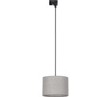 Lustr na lanku do lištového systému TRACER 1xE27/15W/230V pr. 30 cm černá/šedá