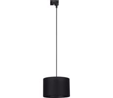 Lustr na lanku do lištového systému TRACER 1xE27/15W/230V pr. 30 cm černá