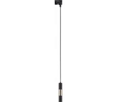 Lustr na lanku do lištového systému TRACER 1xGU10/10W/230V černá/zlatá