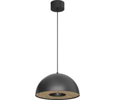 Lustr na lanku ELGUND 1xE27/15W/230V pr. 35 cm černá