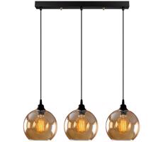 Lustr na lanku GOLD 3xE27/40W/230V