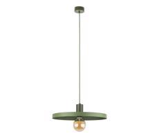 Lustr na lanku SILA 1xE27/15W/230V pr. 40 cm zelená