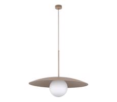 Lustr na lanku SLATE 1xE27/15W/230V pr. 65 cm béžová