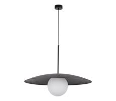 Lustr na lanku SLATE 1xE27/15W/230V pr. 65 cm černá