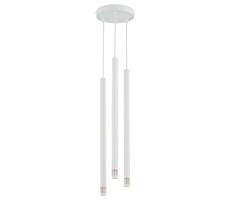 Lustr na lanku STALACTITE LASER 3xG9/3W/230V bílá