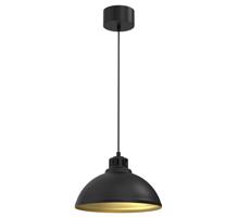 Lustr na lanku SVEN 1xE27/15W/230V černá/zlatá