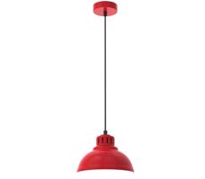 Lustr na lanku SVEN 1xE27/15W/230V červená