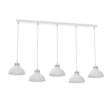 Lustr na lanku SVEN 5xE27/15W/230V bílá