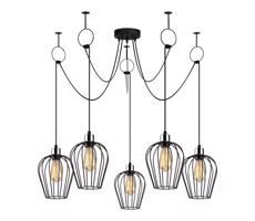 Lustr na lanku TEL 5xE27/40W/230V pavouk
