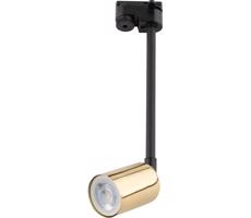 Lustr na tyči do lištového systému TOP 1xGU10/10W/230V zlatá/černá