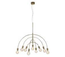 Markslöjd Markslöjd 108289 - Lustr na lanku LAVELLO 9xE27/40W/230V zlatá