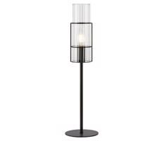 Markslöjd Markslöjd 108555 - Stolní lampa TUBO 1xE14/40W/230V 50 cm černá/čirá