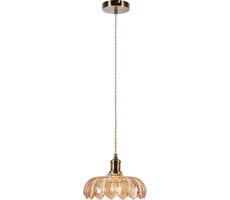 Markslöjd Markslöjd 108858 - Lustr na lanku KURAGE 1xE27/40W/230V mosaz/kouřová béžová